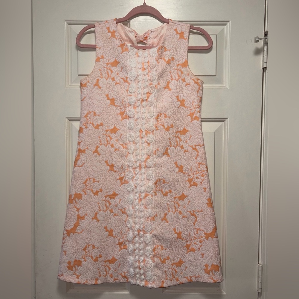 Bonnie Jean Peach/Orange Easter Dress